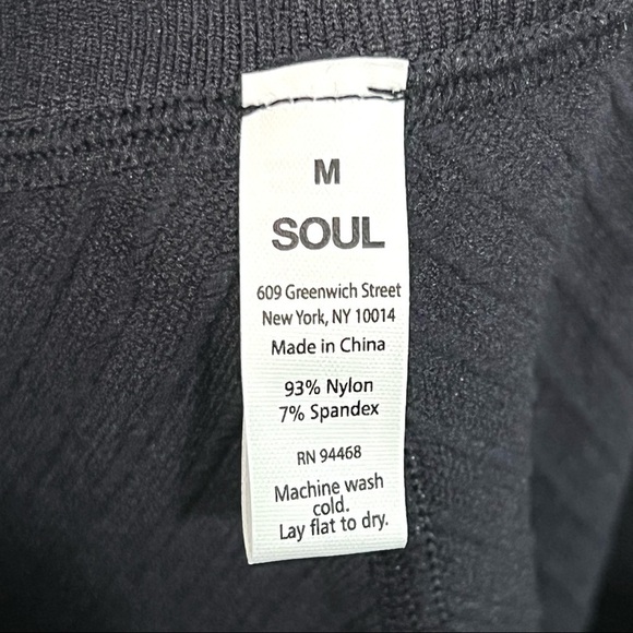 Soul Cycle Women's  Miles and Miles Tight Black - Medium - Picture 4 of 7